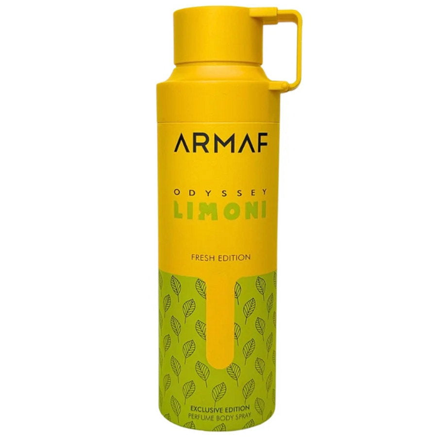 Armaf, Odyssey Limoni Fresh, erfrischend, zitrisch, Deospray, Unisex, 200 ml