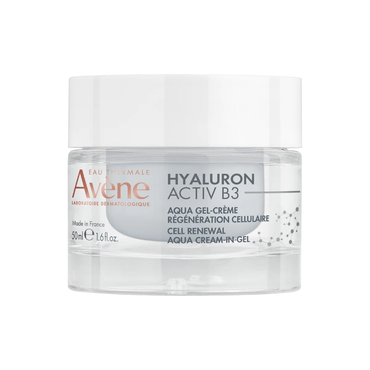 Avène, Hyaluron Activ B3, Regenerierende Gel-Creme, für das Gesicht, 50 ml