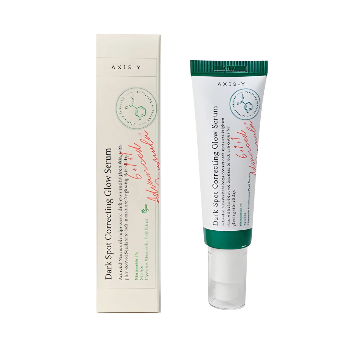 Axis-Y, Dark Spot Correcting Glow, Anti-Dark Spots, Serum, For Face, 50 ml