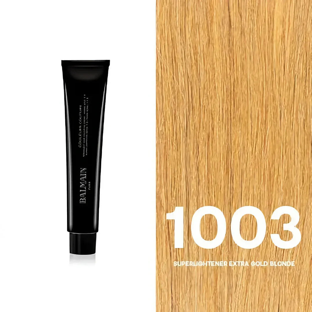 Balmain Professionnel, Couleurs Couture, Permanente Haarfarbe, 1003 Superlightener Extra Goldblond, 60 ml
