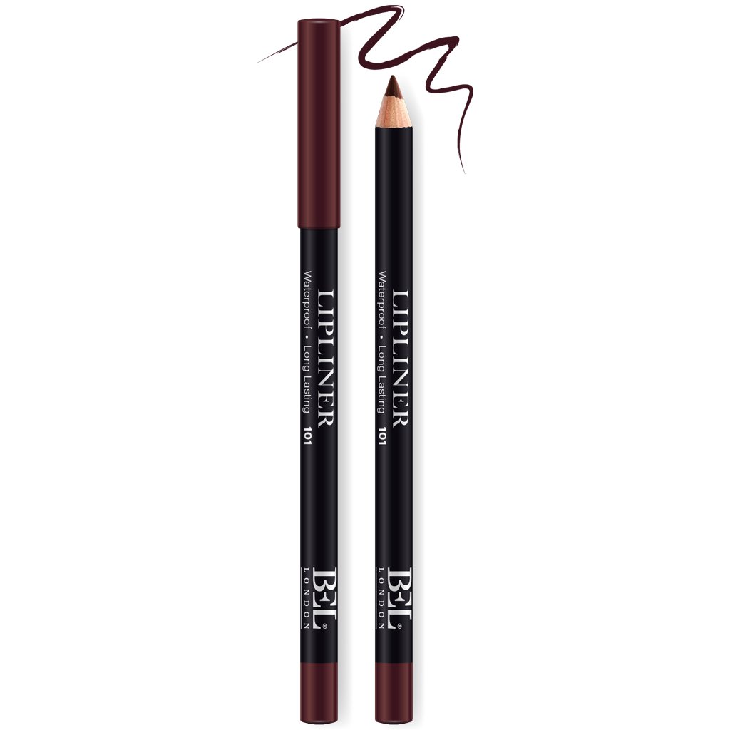Bel London, BEL London, Gehärtetes Pflanzenöl, Wasserfest, Kontur, Lipliner, 124, 0,78 g