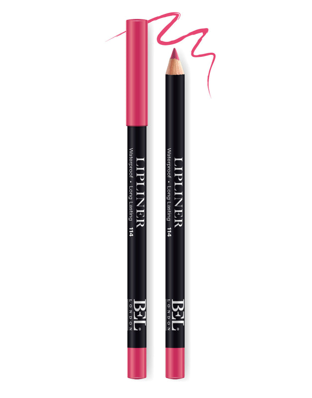 Bel London, BEL London, Gehärtetes Pflanzenöl, Wasserfest, Kontur, Lipliner, 114, 0,78 g