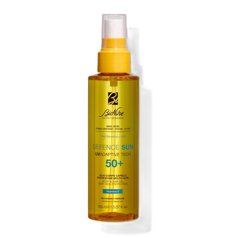 BioNike, Defence Sun, Schutz, Vor dem Sonnenbad, Spray, Für Körper & Haar, LSF 50+, 150 ml