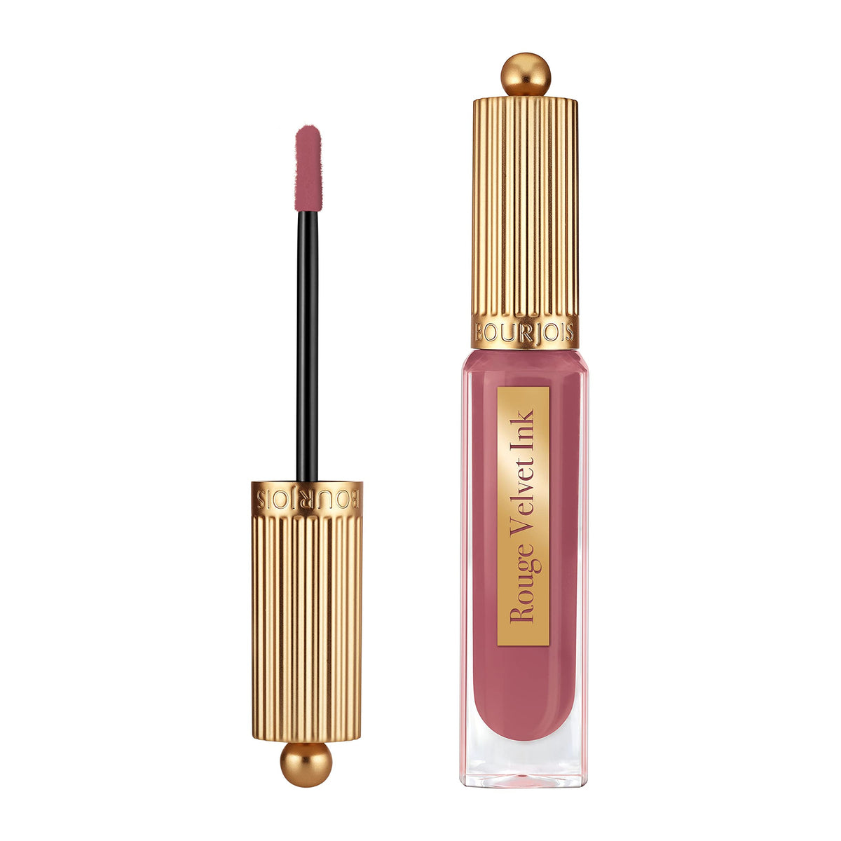 Bourjois, Rouge Velvet Ink, Flüssiger Lippenstift, 22, Mauve O'clock, 3,5 ml