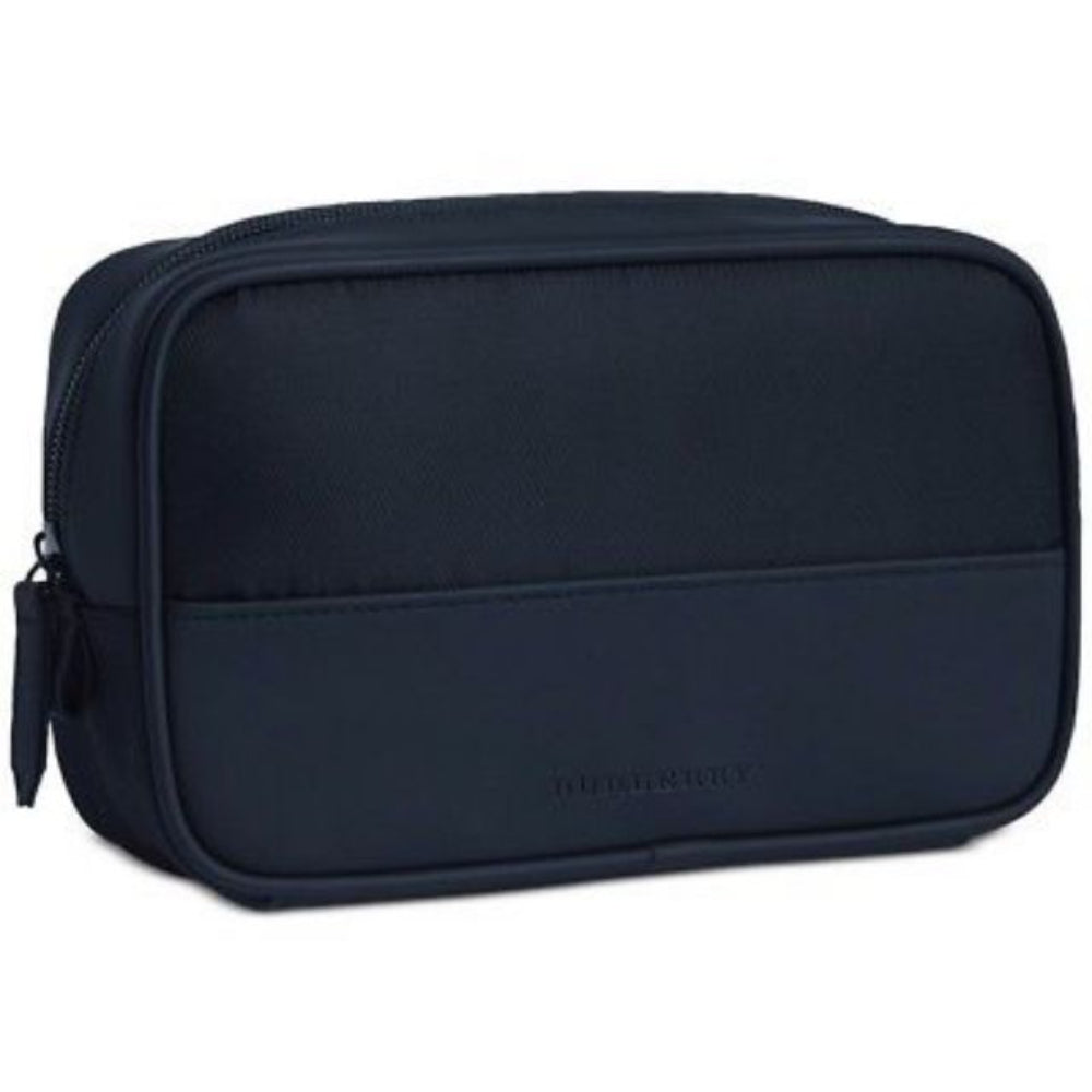 Burberry, Textile Makeup Bag, Dark Blue