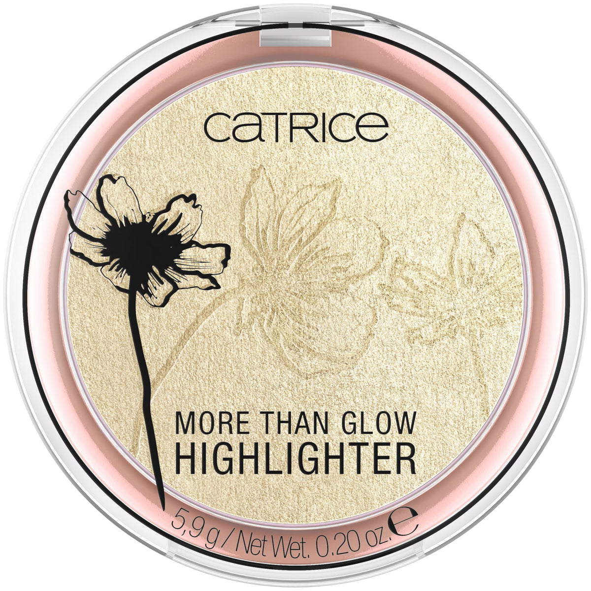 Catrice, More Than Glow, Luminous, Blush Highlighter Compact, 010, Ultimate Platinum Glaze, 5.9 g