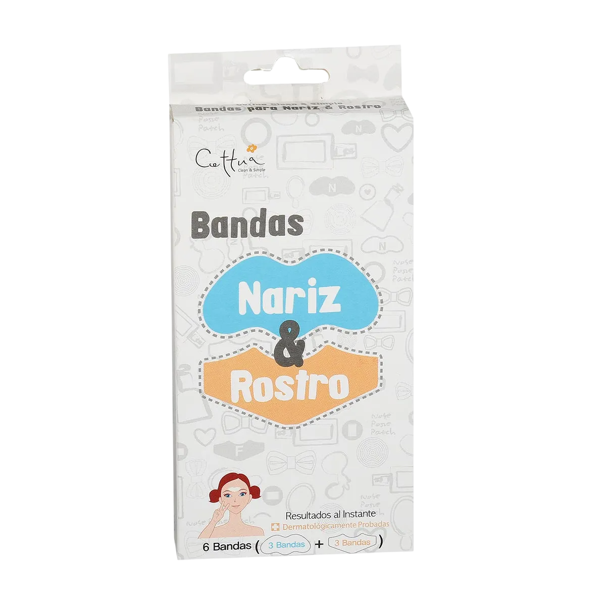 Cettua, Cettua, Reinigende & Peeling-Nasenpflaster, 12 Stk.