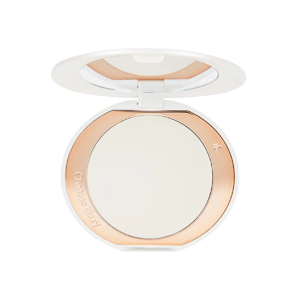 Charlotte Tilbury, Airbrush Flawless, Brightening, Kompaktpuder, Fair Medium, 9 g