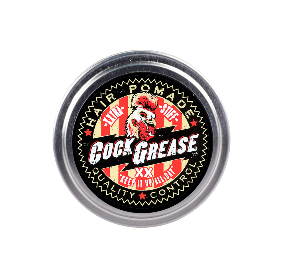 Cock Grease, Xxtra Stiff XX, Hair Styling Pomade, Medium Hold, 100 g