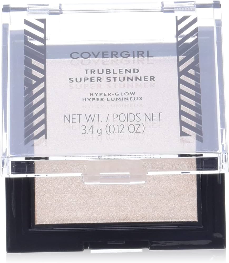 Covergirl, Trublend Super Stunner, Highlighting, Rouge-Highlighter-Kompaktpuder, Blue Pearl, 3,4 g