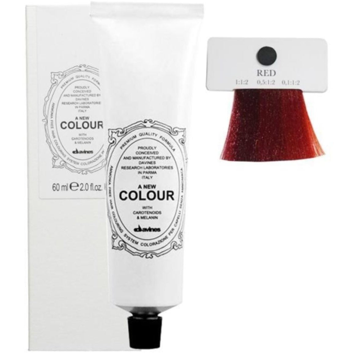 Davines, A New Colour, Permanente Haarfarbe, Rot, 60 ml