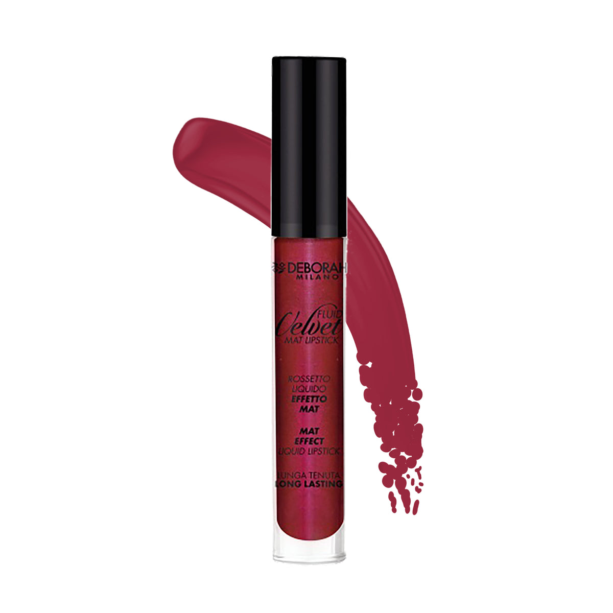 Deborah, Fluid Velvet, Matt, Flüssiger Lippenstift, 50, Cherry, 4,5 g
