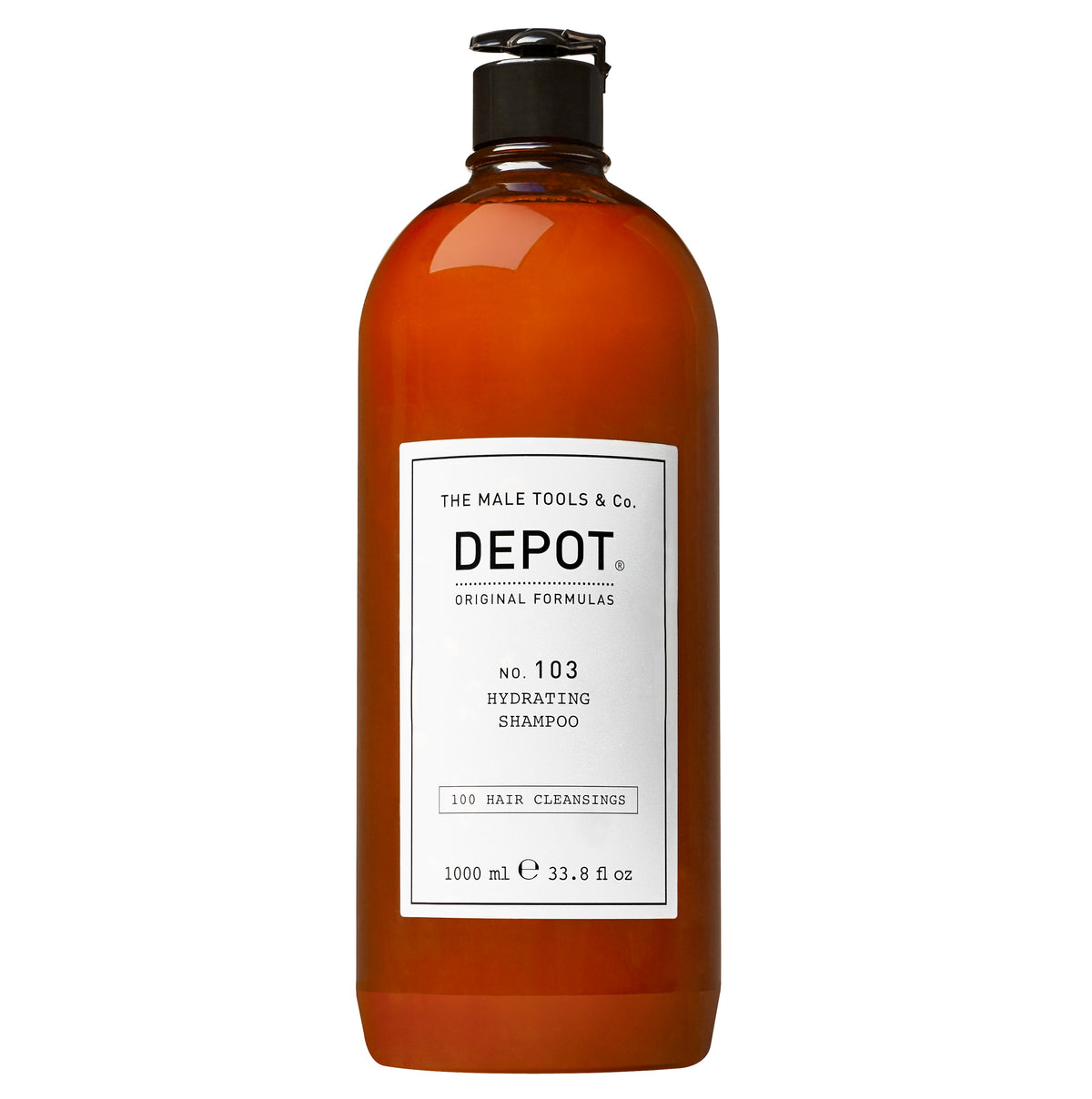 Depot, 100 Hair Cleansing No. 103, Provitamin B5, Haarshampoo, für Feuchtigkeit, 1000 ml