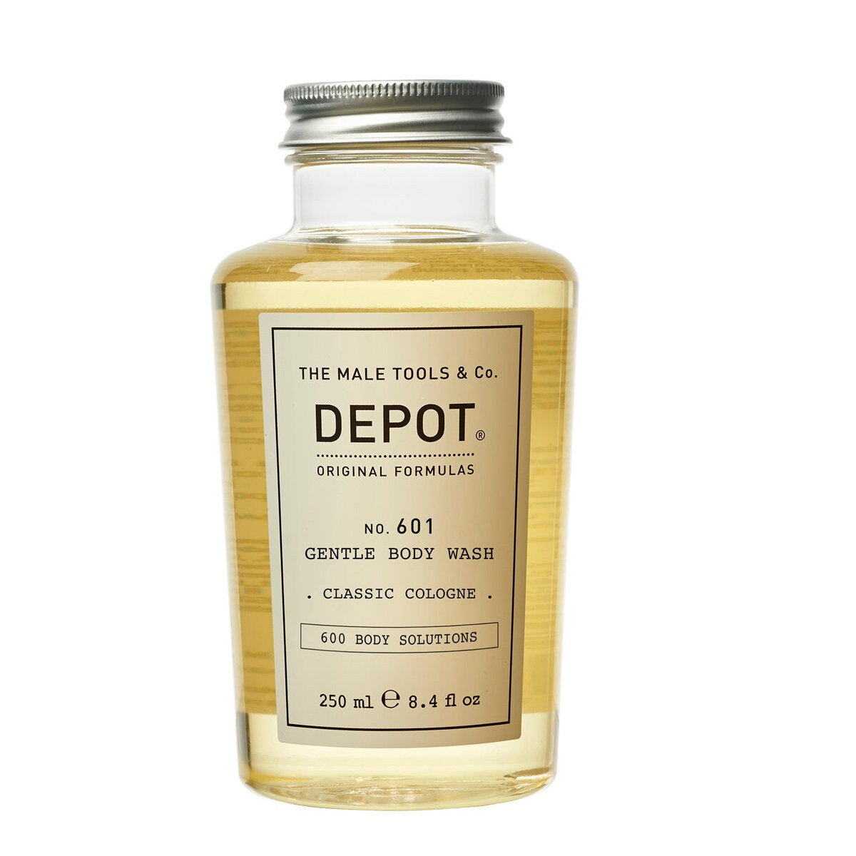 Depot, 600 Body Solutions No. 601, Botanical Complex, Cleansing, Classic Cologne, Body Wash, 250 ml