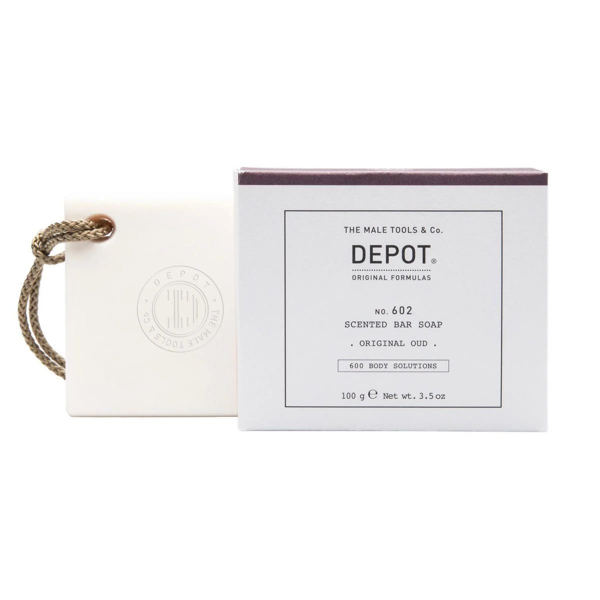 Depot, 600 Body Solutions No. 602, Botanical Complex, Cleansing, Original Oud, Scented Soap Bar , 100 g