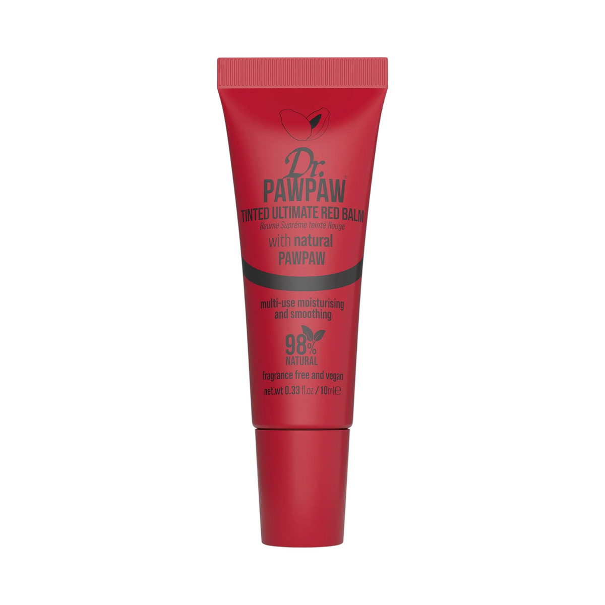 Dr. PawPaw, Mehrzweck-Lippenbalsam, getönt, Rot, 10 ml