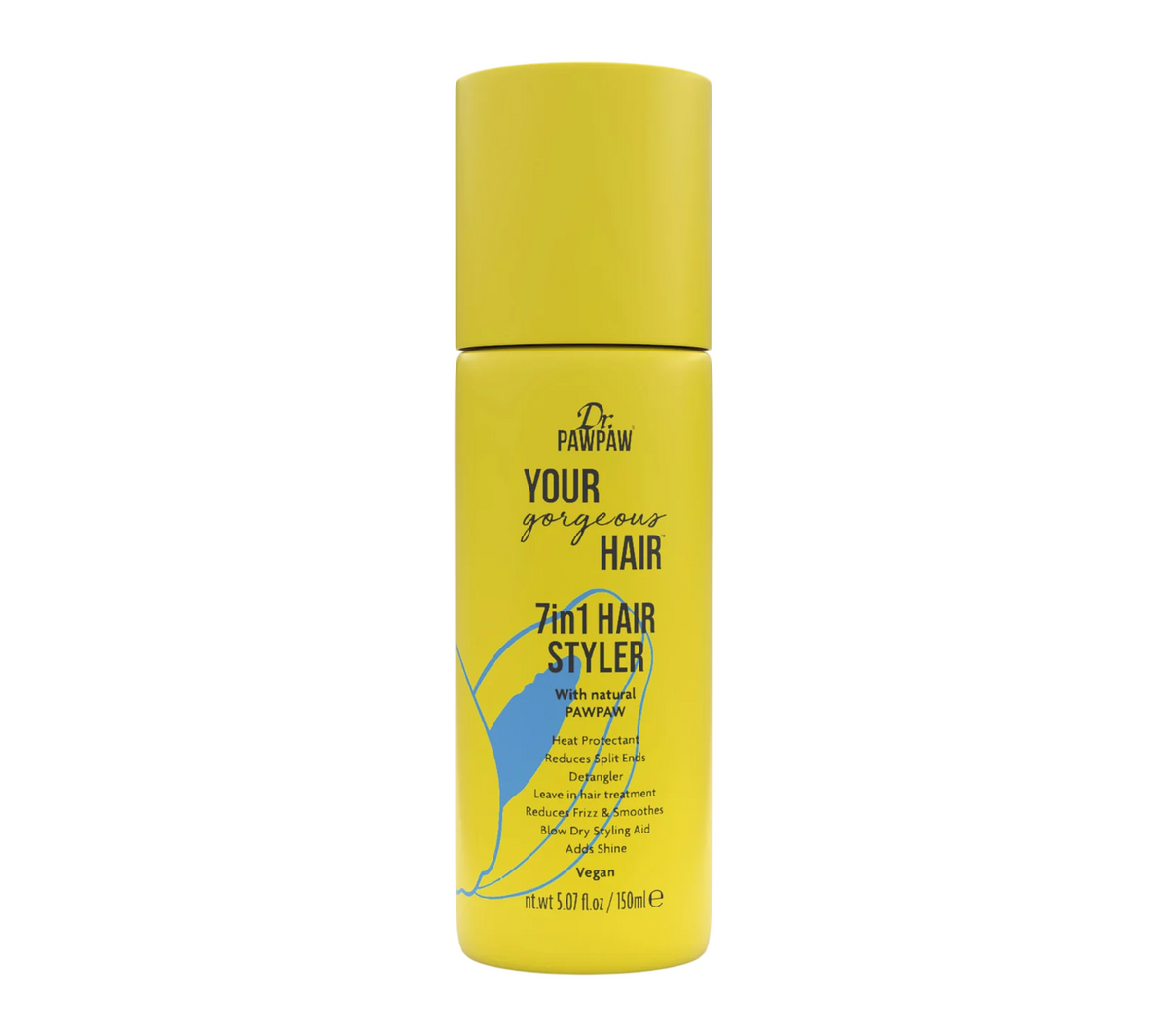 Dr. PawPaw, Your Gorgeous Hair 7 In 1, Haarspray, Anti-Frizz & Hitzeschutz, 150 ml