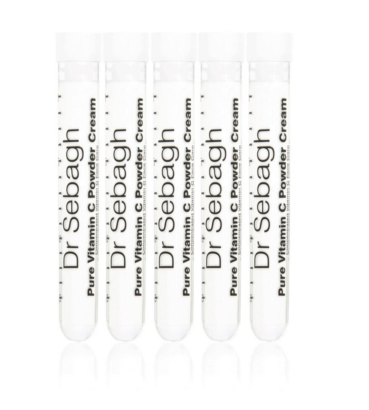 Set, Dr Sebagh, Pure Vitamin C Powder Cream, revitalisierend, Creme, für das Gesicht, 5 Stk., 1,95 g