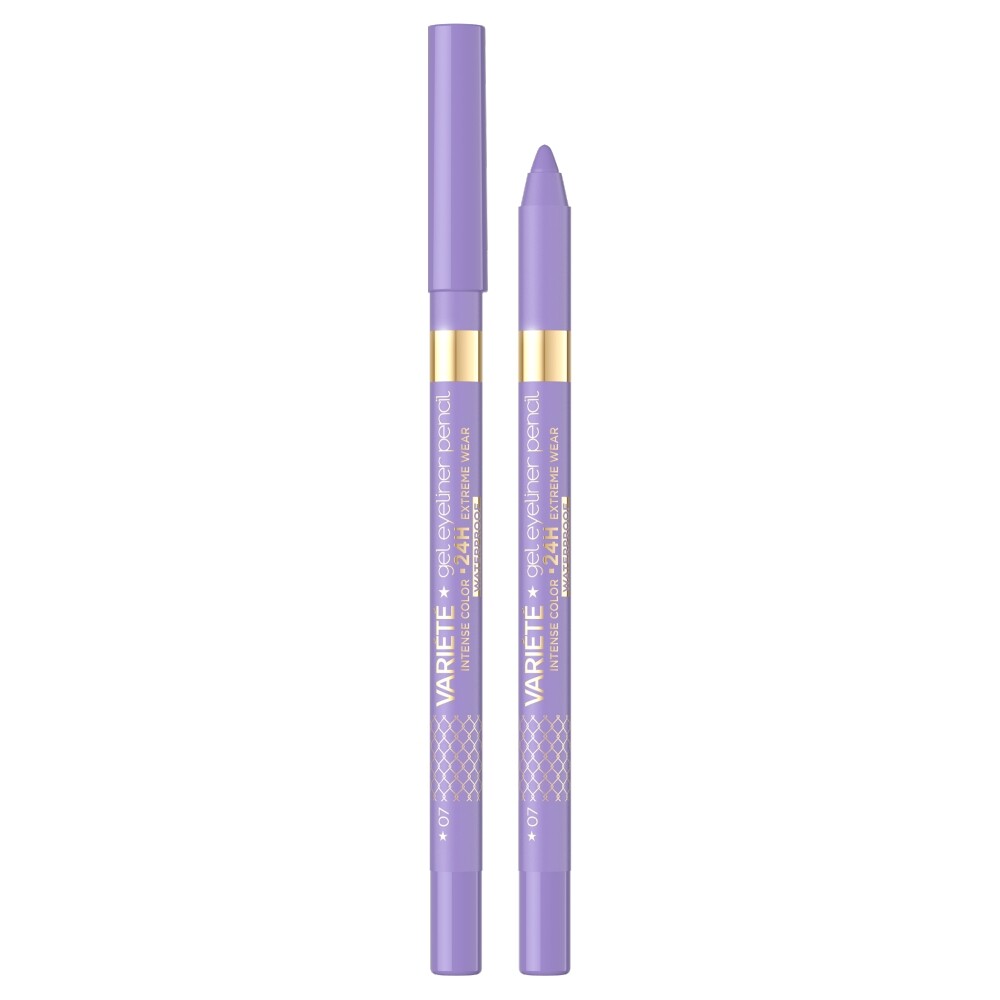 Eveline Cosmetics, Variete, Wasserfester Gel-Eyeliner, 07, Lavender, 1,3 g