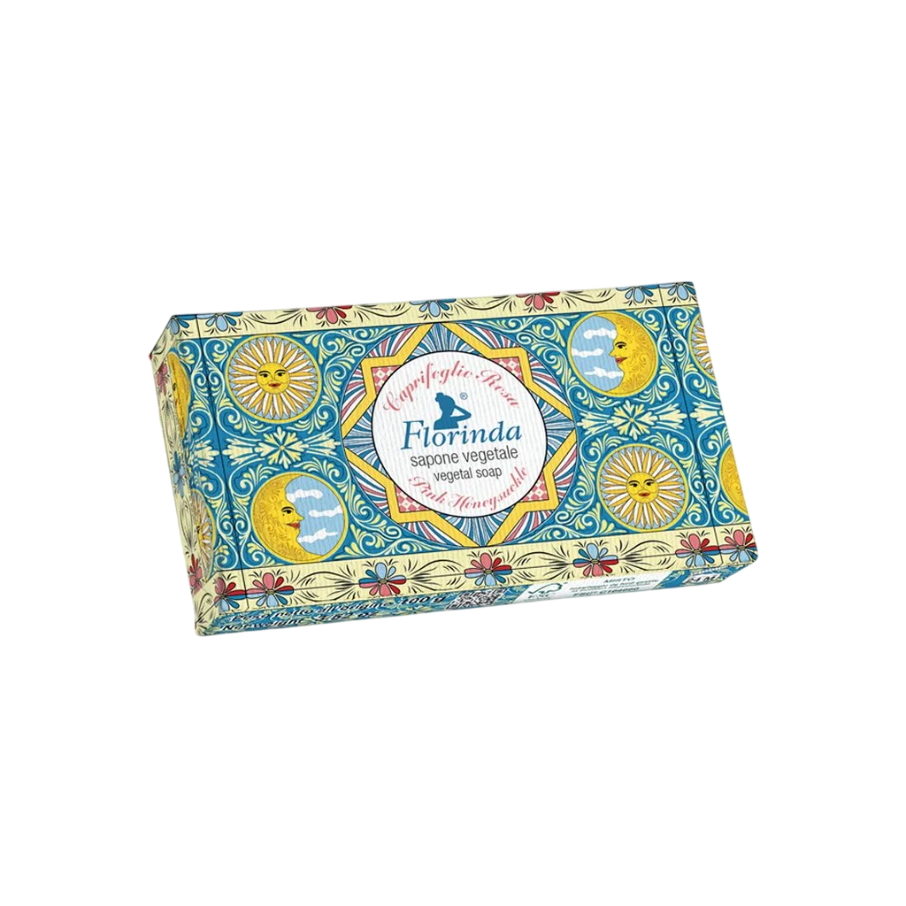 Florinda, Pink Honeysuckle, Vegan, Hydrating, Scented Soap Bar, Body, 100 g