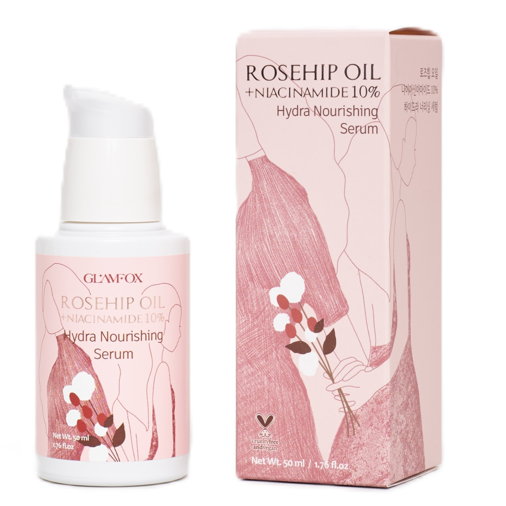 Glamfox, Hagebuttenöl, Pflegendes, Täglich, Serum, Für das Gesicht, 50 ml