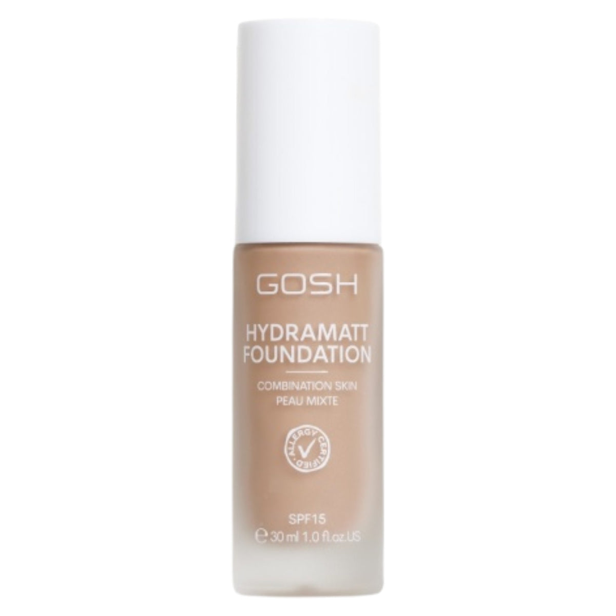 Gosh, Hydramatt, Matte, Flüssig-Foundation, 012N, Medium Dark, LSF15, 30 ml