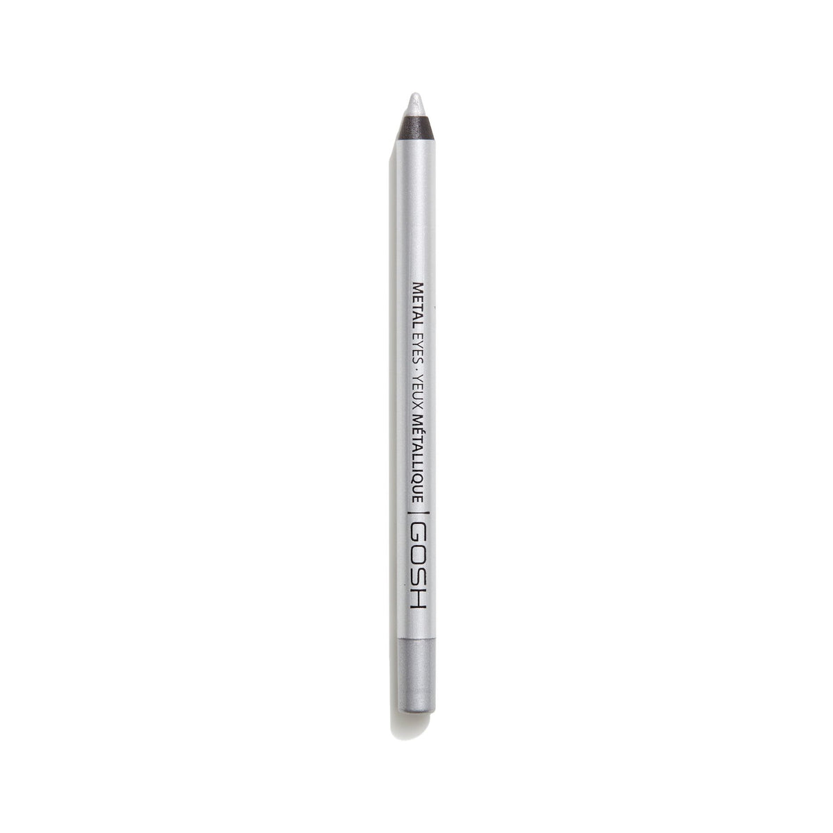 Gosh, Metal Eyes, Gel Pencil Eyeliner, 004, Silverstone, 1.2 g