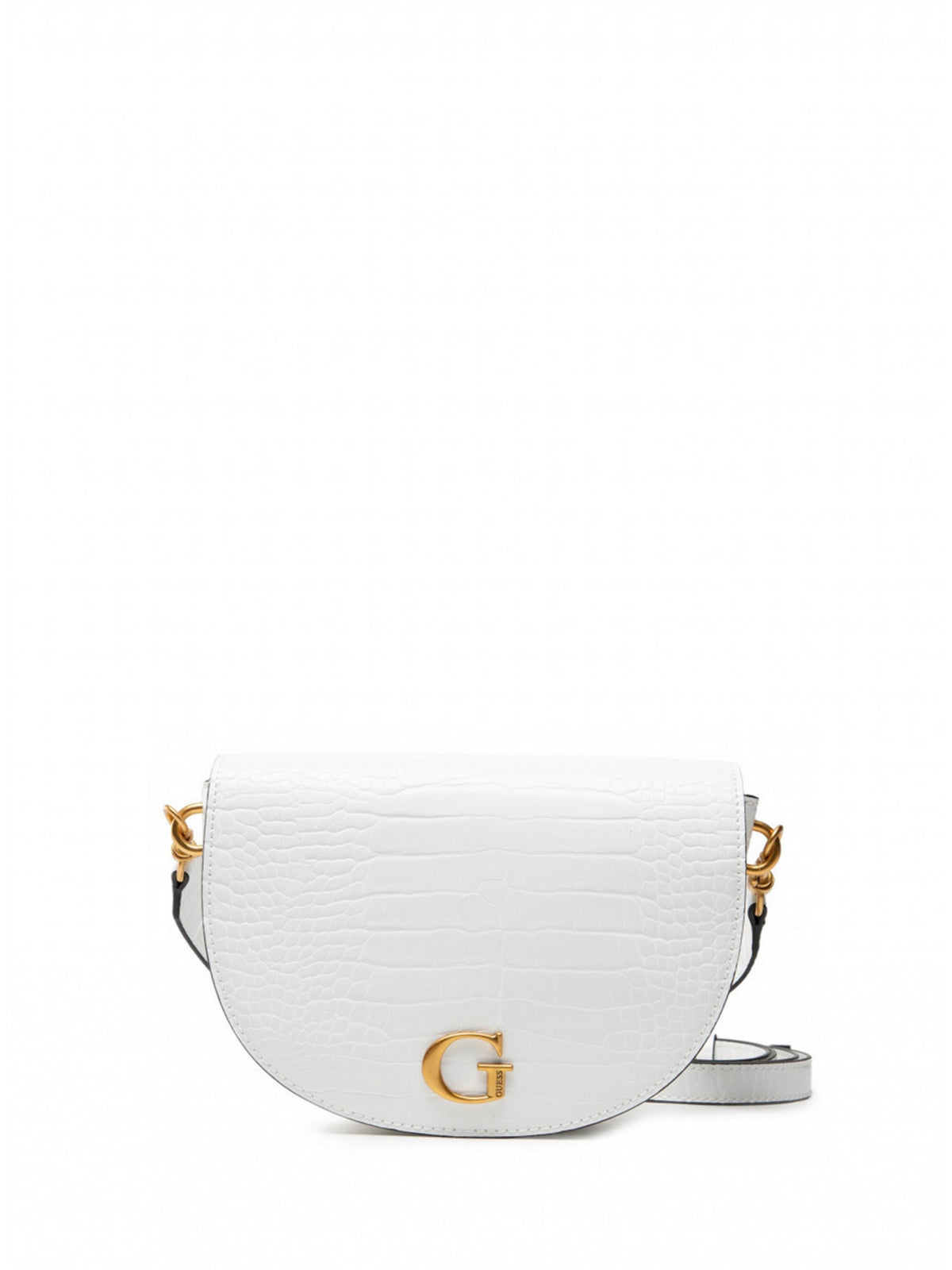 Guess, Danna, Polyurethane, Textile Bag, White, HWCA8420190WHI, For Women, 24 x 17 x 5 cm