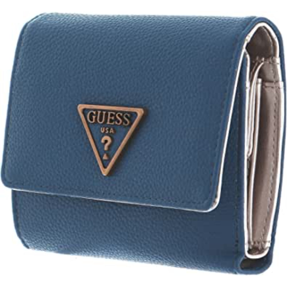 Guess, Destiny, Textil-Geldbörse, Kleines Dreifach-Portemonnaie, SWVB78 78430, Königsblau, Für Damen