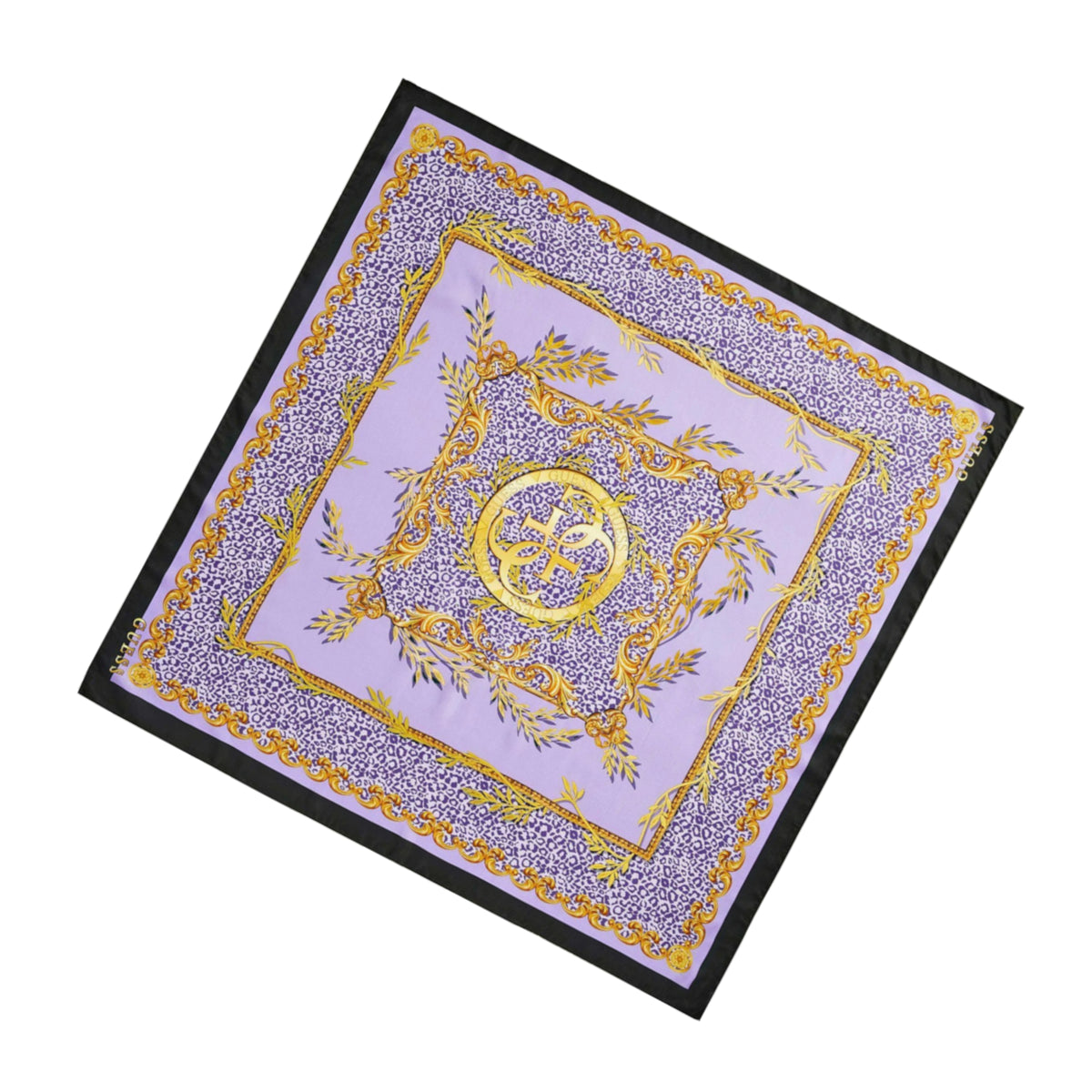 Guess, Guess, Textile Scarf, Violet, 90 x 90, For Women