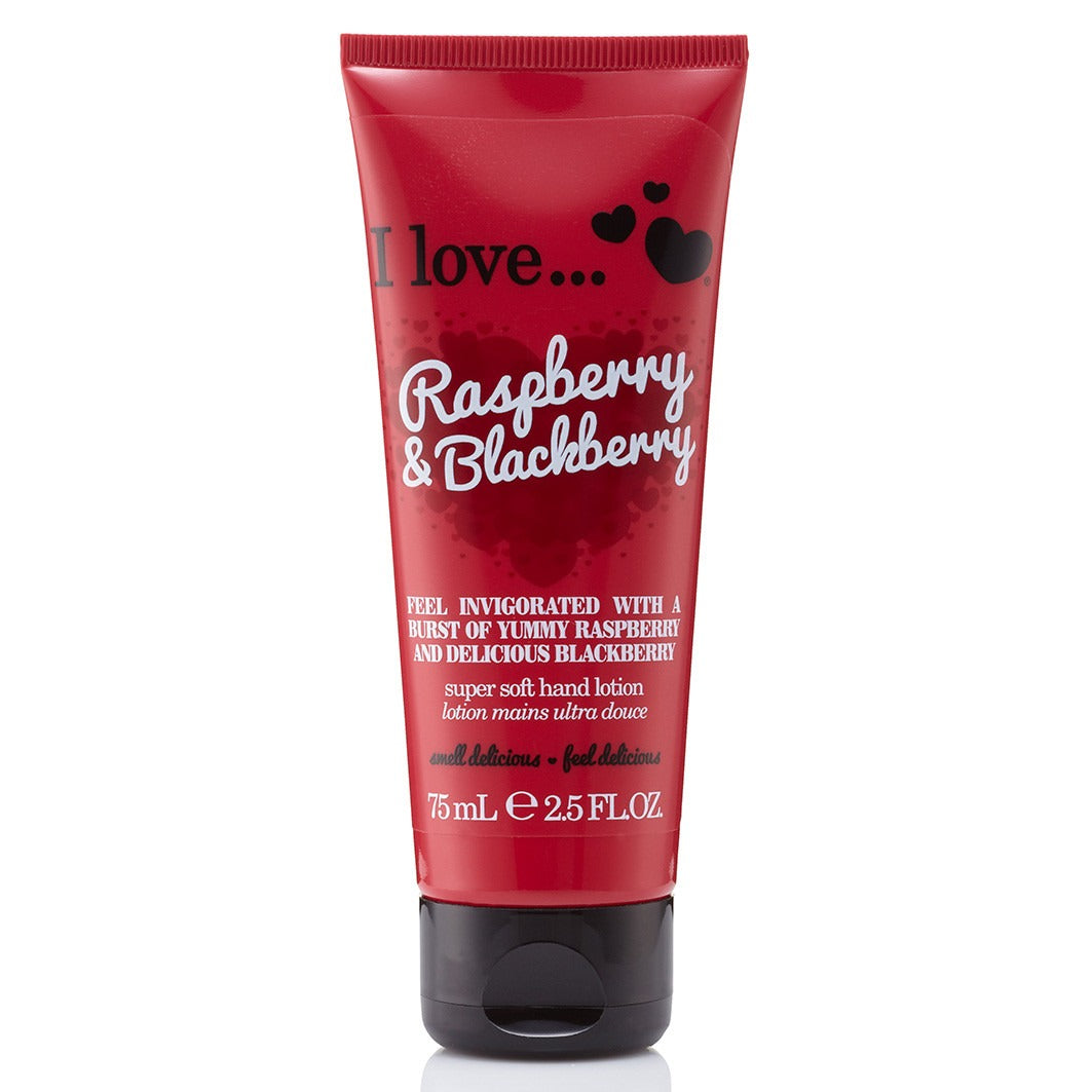 I Love, Raspberry & Blackberry, Hydrating, Hand Lotion, 75 ml
