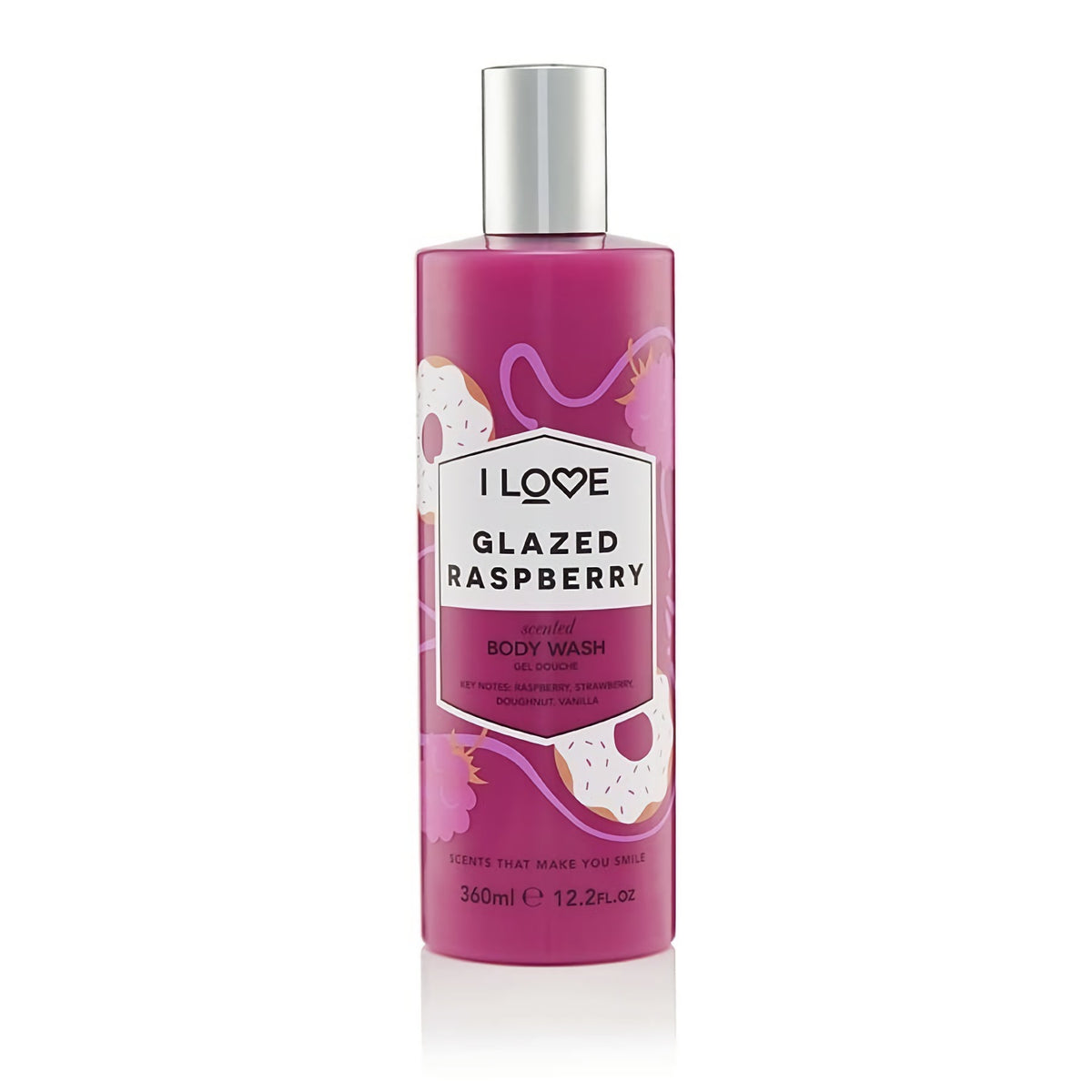 I Love, Signature Collection, Paraben-Free, Cleansing, Glazed Raspberry, Body Wash, 360 ml