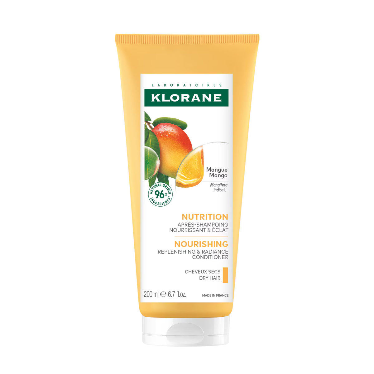 Klorane, Mango Butter Nutrition, Mango, Hair Conditioner, For Nourishing, 200 ml