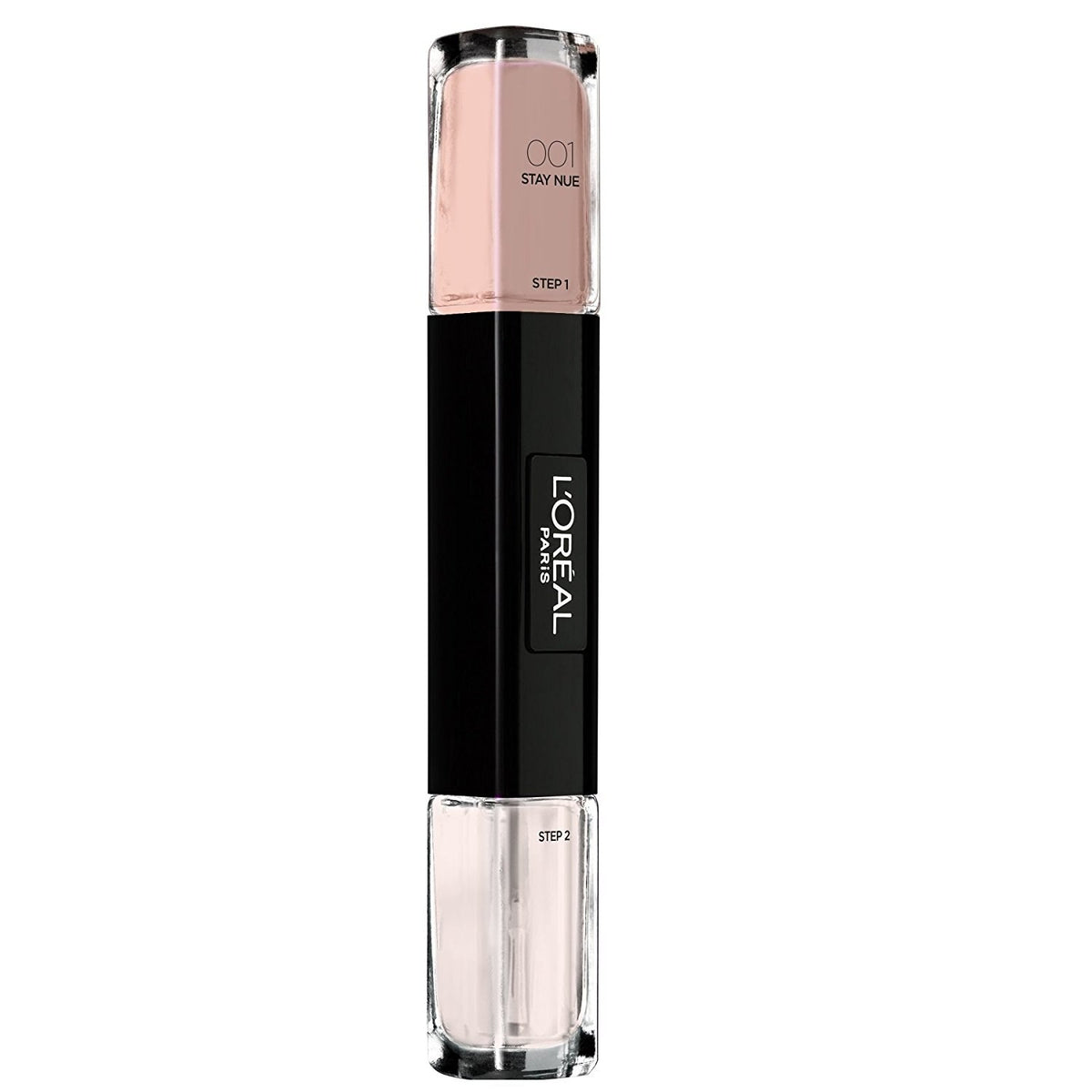 L'Oréal Paris, Infallible, Gel-Effekt, Nagellack 2-in-1, 001, Stay Nue, 2 x, 5 ml