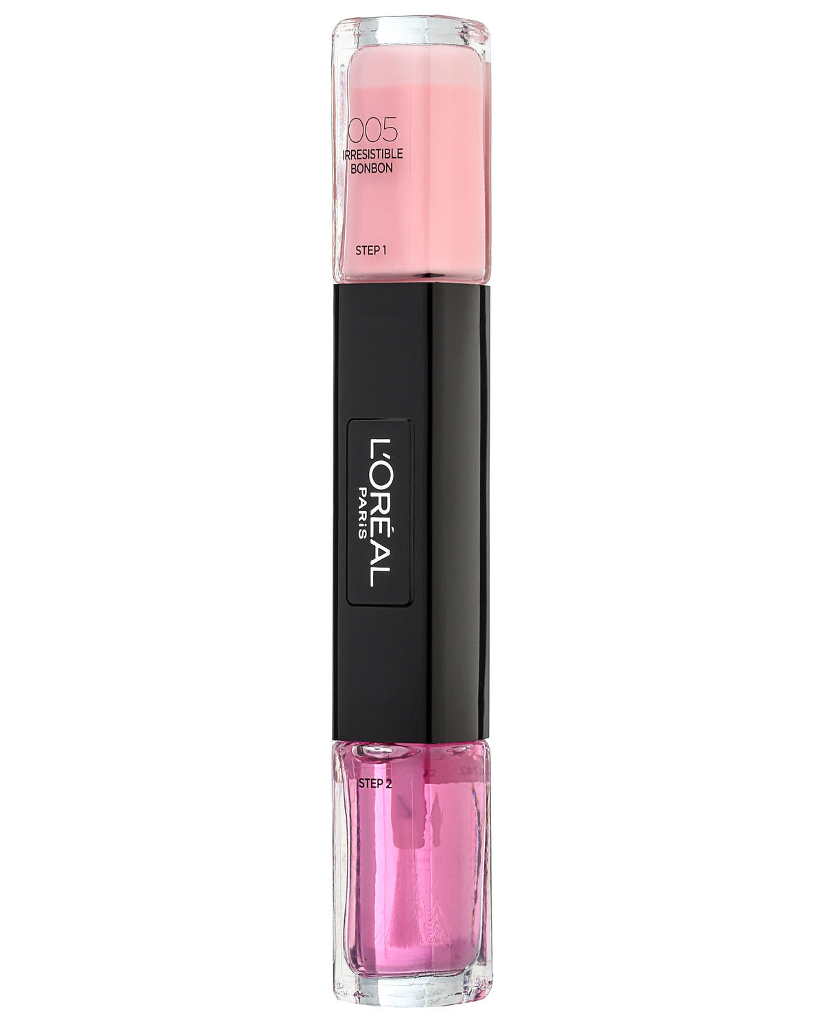 L'Oréal Paris, Infallible, Nagellack 2-in-1, 005, Irresistible Bonbon, 2 x 5 ml
