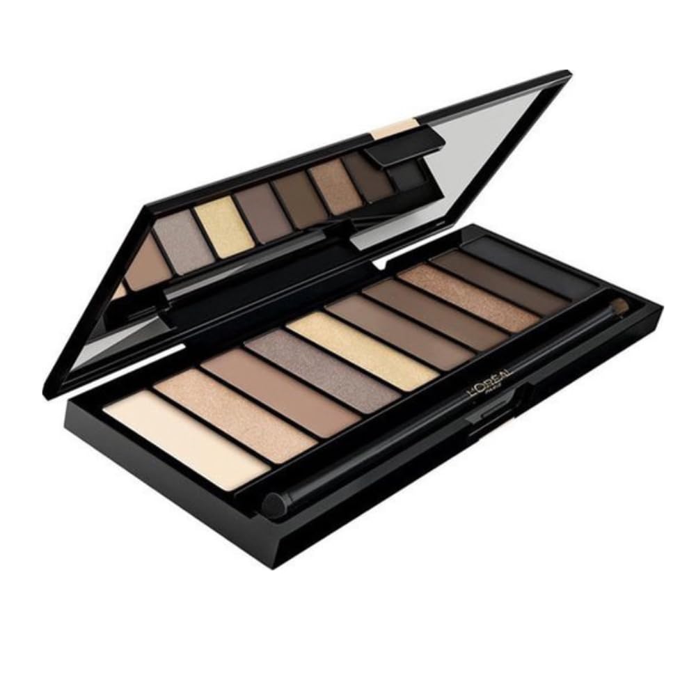 L'Oreal Paris, La Palette Nude, Eyeshadow Palette, 02, Beige, 10 Shades, 7 g