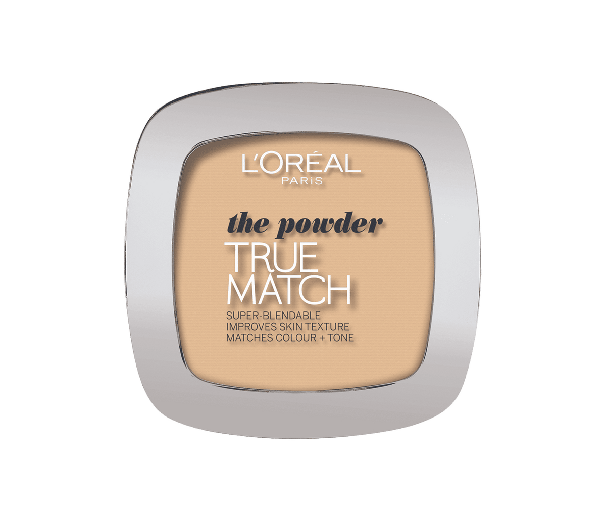 L'Oreal Paris, True Match, Mattifying, Compact Powder, W.3, Golden Beige, 9 g