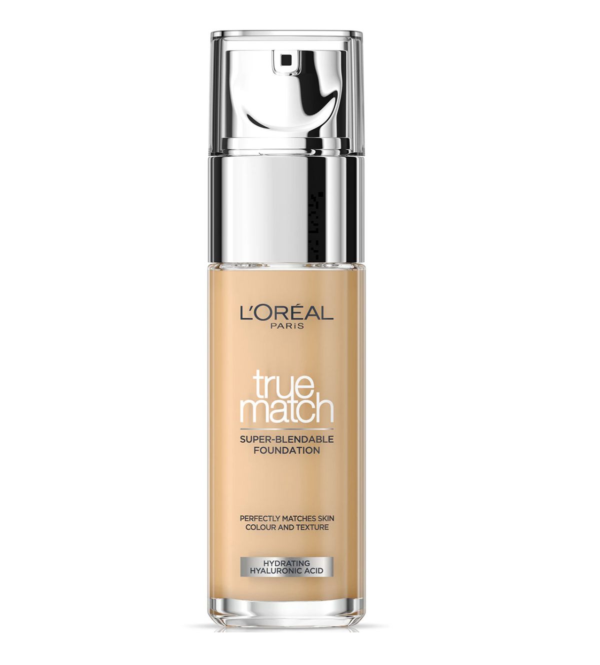 L'Oreal Paris, True Match Super-Blendable, Hyaluronic Acid, Liquid Foundation, 2N, Vanilla, SPF 17, 30 ml