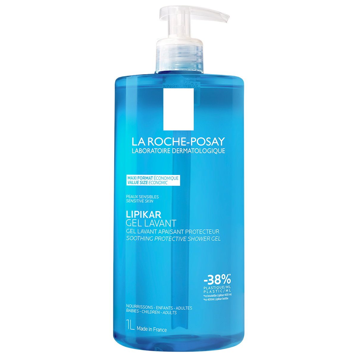 La Roche-Posay, Lipikar, Beruhigendes Duschgel, für alle Hauttypen, 1000 ml