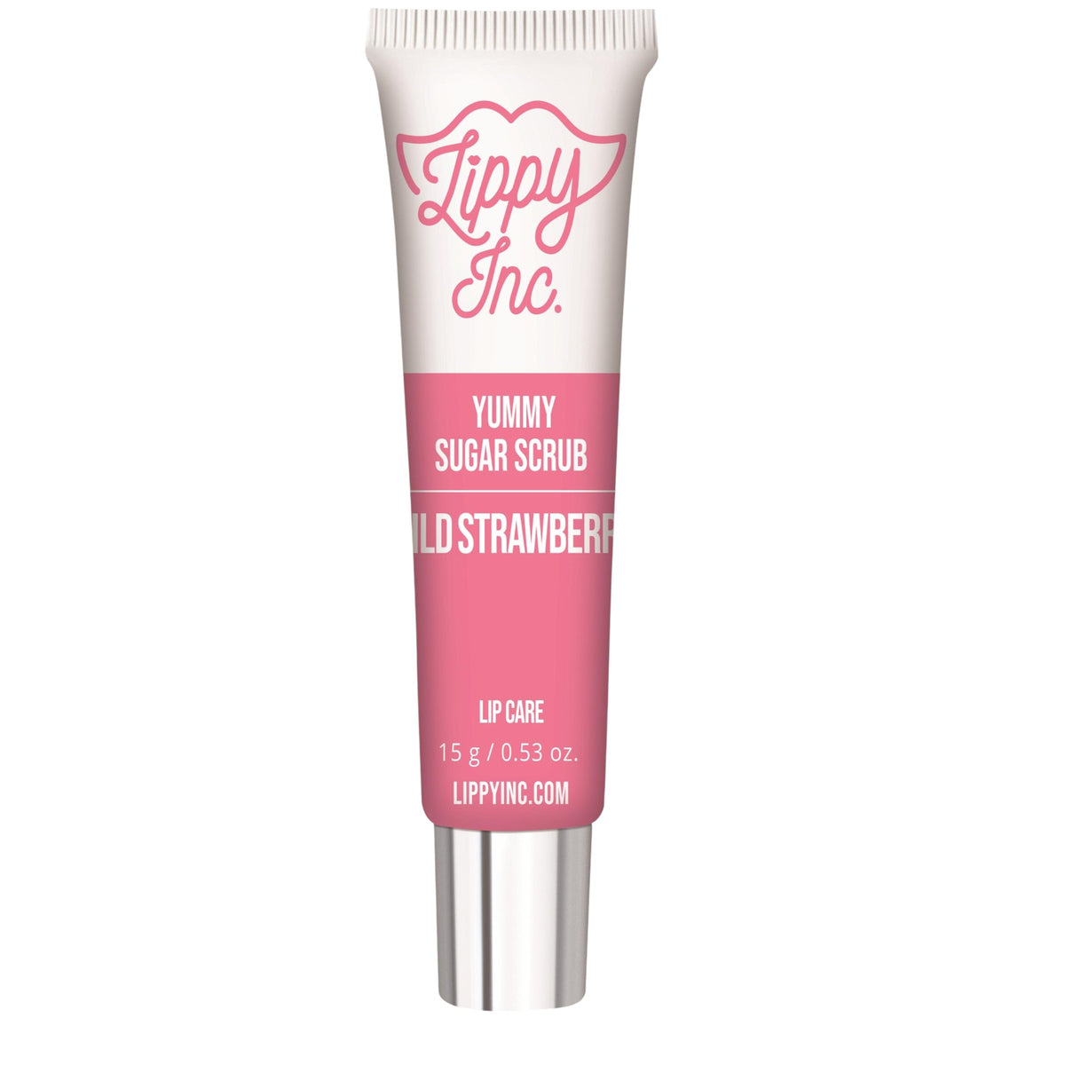 Lippy Inc., Yummy Sugar, Lip Scrub, Strawberry, 15 g
