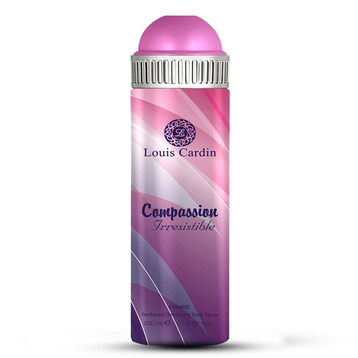 Louis Cardin, Compassion 2 Irresistible, Antitranspirant, Deospray, für Damen, 200 ml