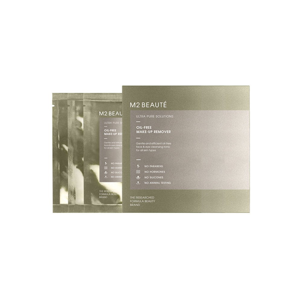 Set, M2 Beauté, Ultra Pure Solutions, Abschminktücher, 7 Stk.