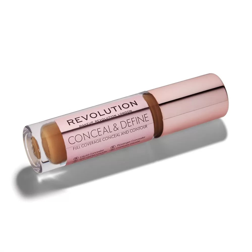 Makeup Revolution, Conceal & Define, Korrektur, Flüssig-Concealer, C 14, 4 g