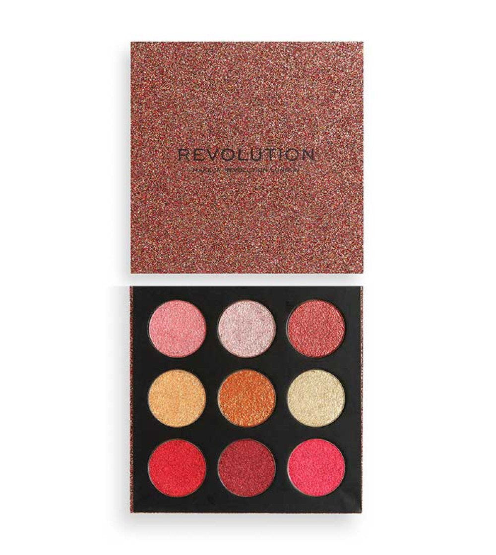 Makeup Revolution, Euphoric Foil Palette, Lidschatten-Palette, House Of Fun, 25 g