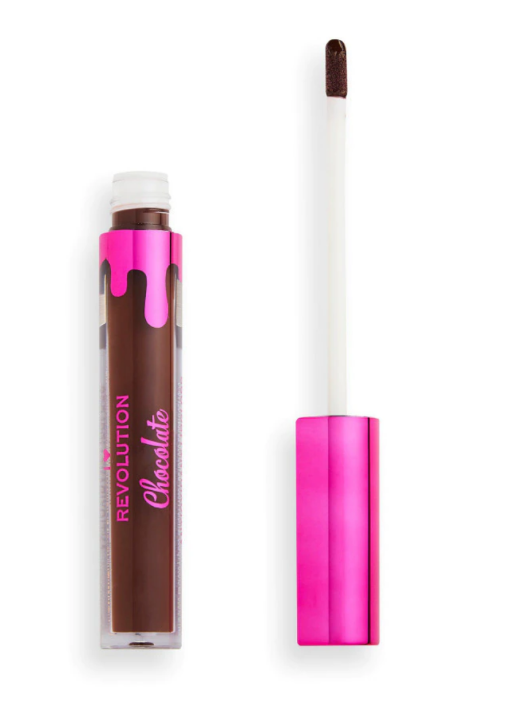 Makeup Revolution, I Heart Revolution Chocolate, Lipgloss, Mocha, 3,20 ml