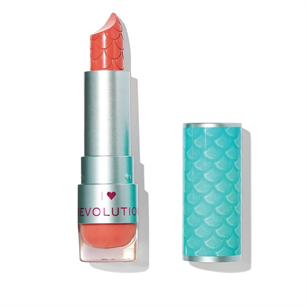 I Heart Revolution, Mystical Mermaids, Vegan, Cream Lipstick, Beach Babe, 3.2 g