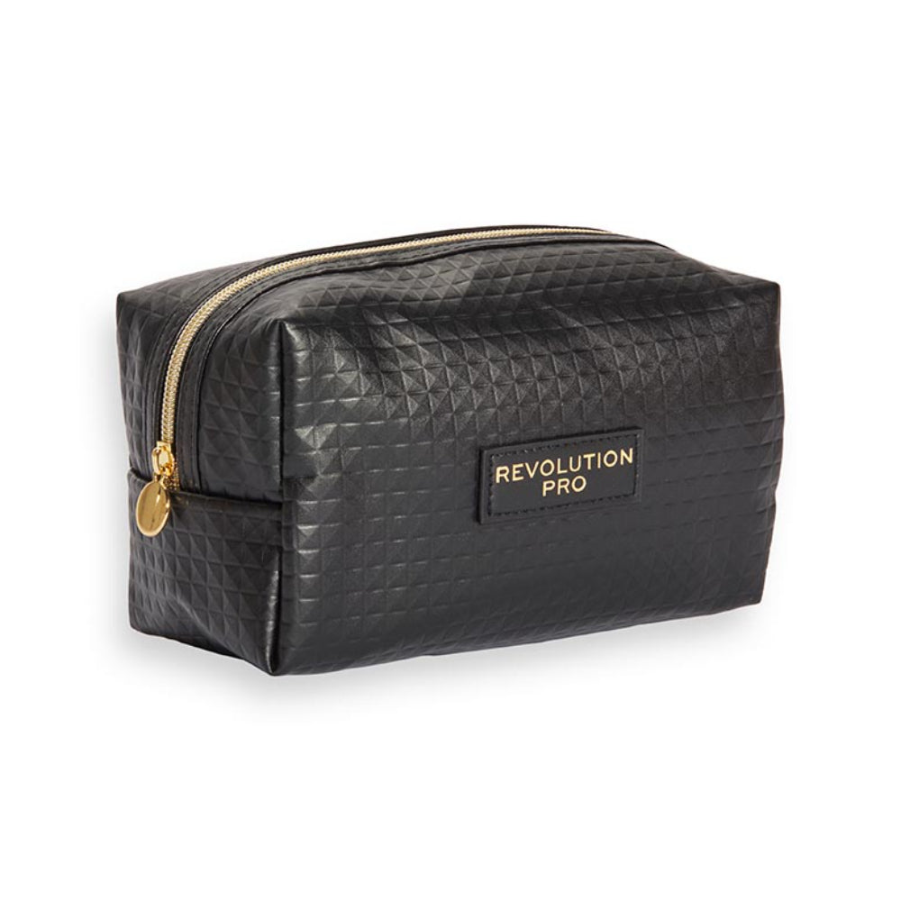Makeup Revolution, Textile Makeup Bag, Black