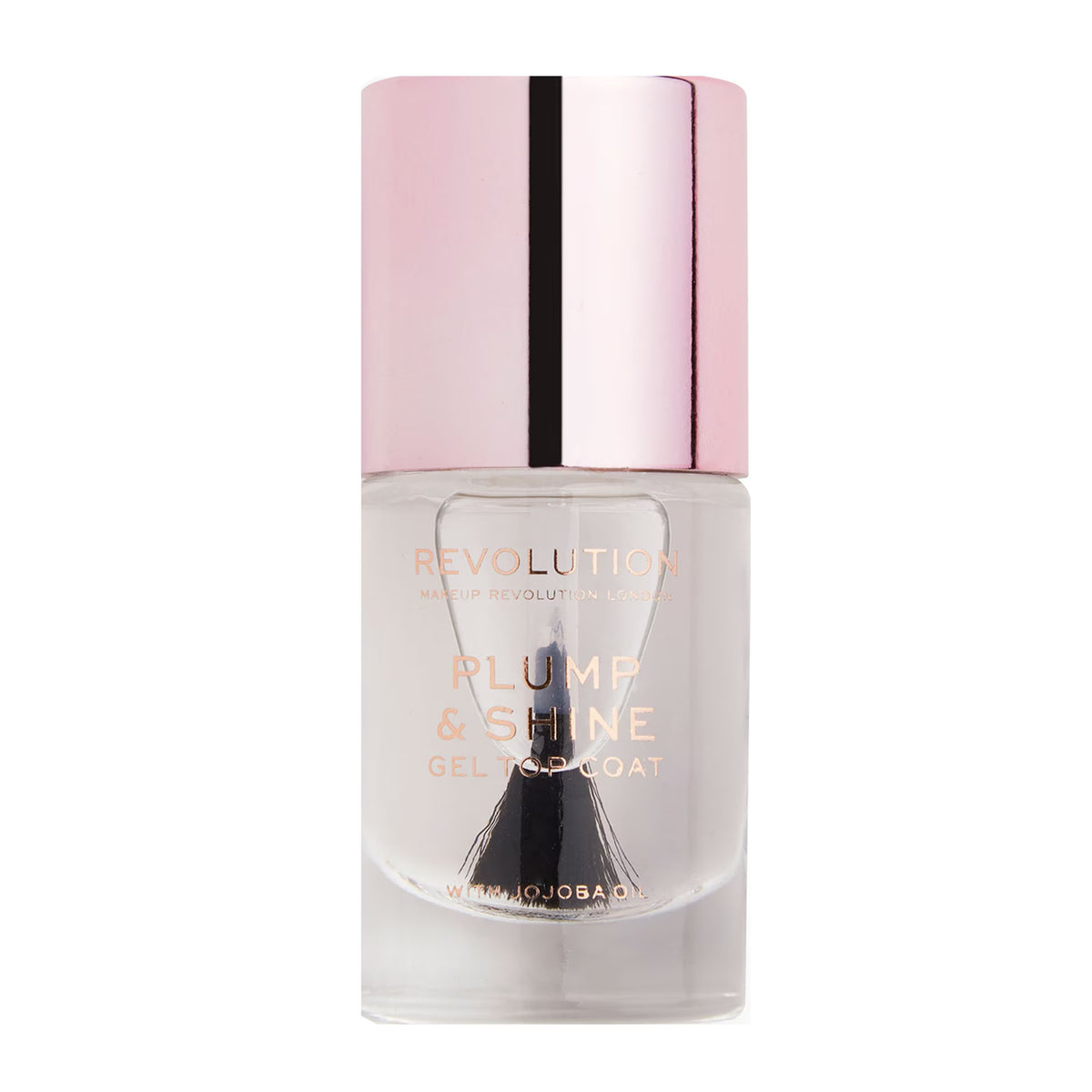Makeup Revolution, Plump & Shine, Top Coat, Nail Polish, 15 ml