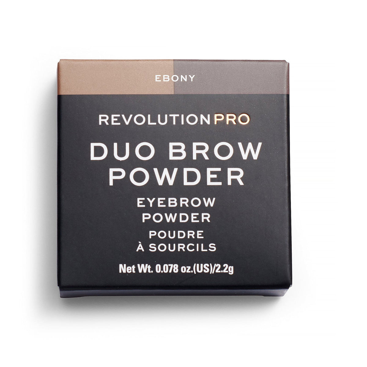Makeup Revolution, REVOLUTION PRO, Vegan, Augenbrauenpuder, Ebony, 2,2 g