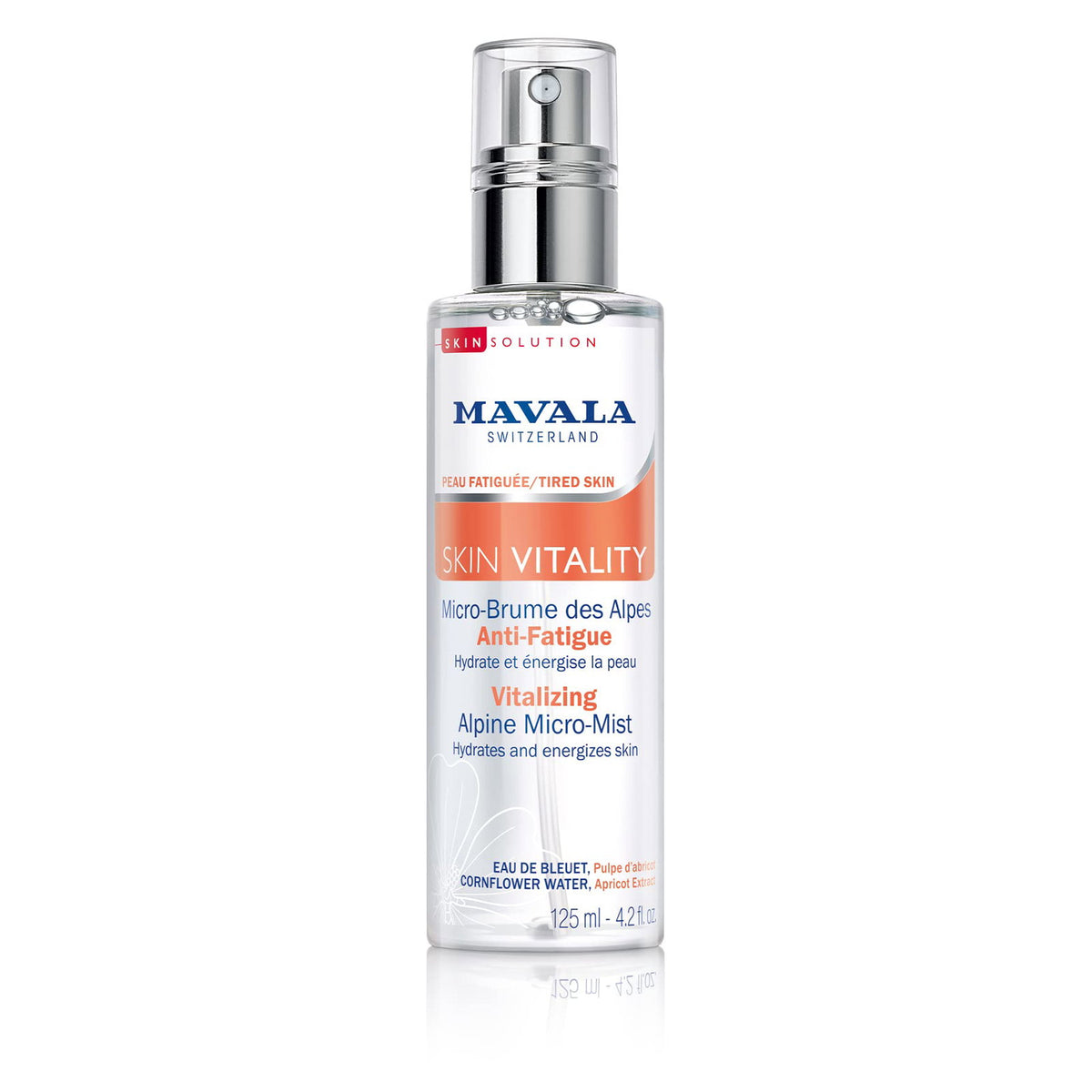 Mavala, Vitality, Vegan, Vitalisierendes, Gesichtsspray, Frisch, Für das Gesicht, 125 ml